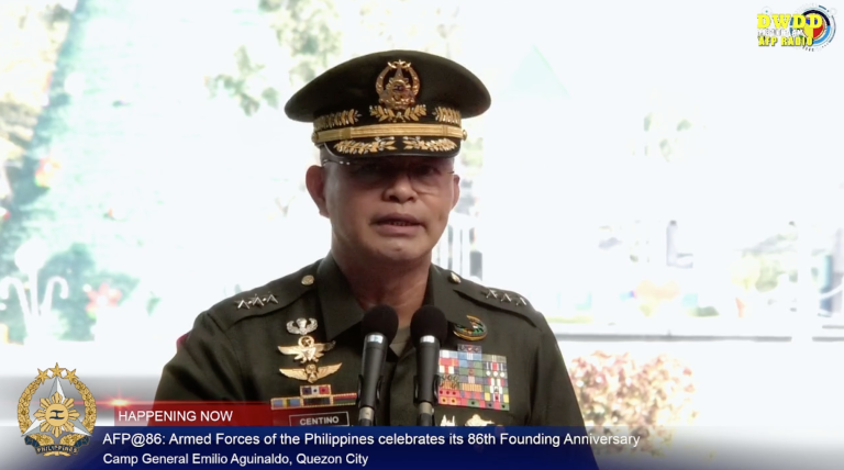 AFP suspends founding anniversary celebration in solidarity with Typhoon Odette victims