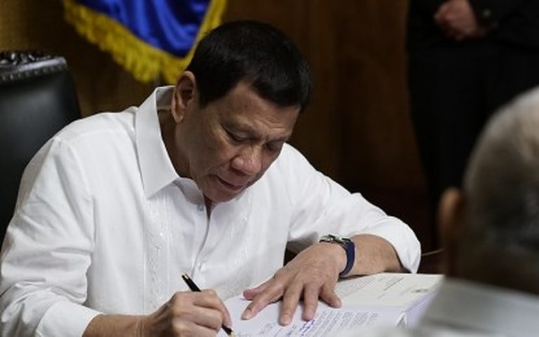 LIST: Some new laws approved by President Duterte
