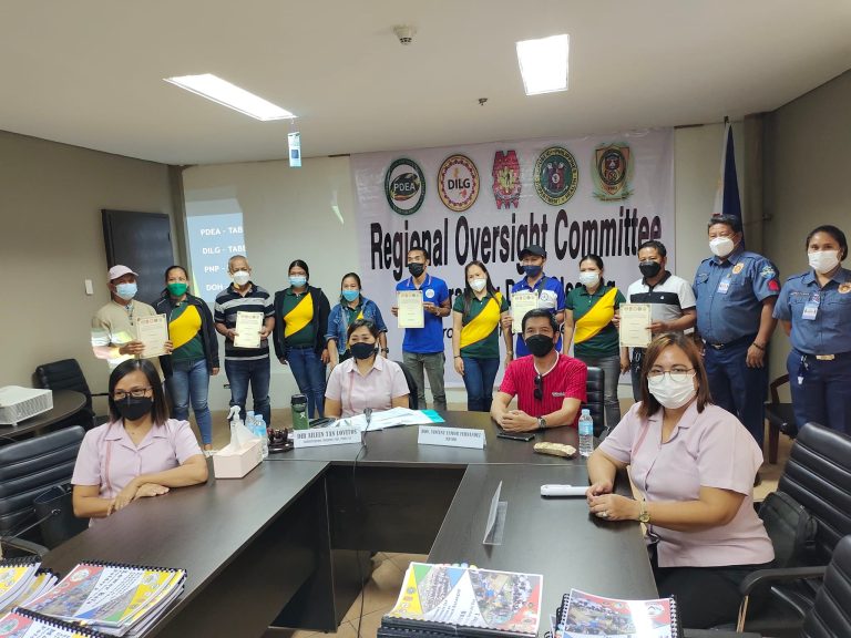 9 Magsaysay barangays in Davao declared drug-cleared