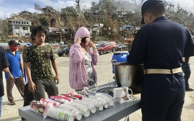 Navy patrol craft brings aid to typhoon-hit Dinagat Islands