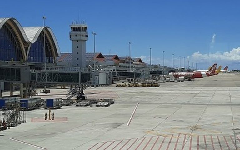 Cebu airport cancels flights due to Typhoon Odette