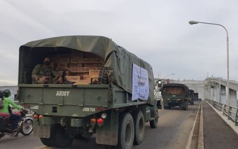 Soldiers foil NPA attempt to disrupt food aid delivery in Leyte
