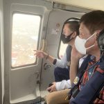 Sen. Christopher “Bong” Go joins President Rodrigo Duterte in an aerial inspection of the hardest-hit areas in Surigao del Norte, Dinagat Islands and Southern Leyte on Saturday, December 18, to survey the extent of the destruction caused by Typhoon Odette.