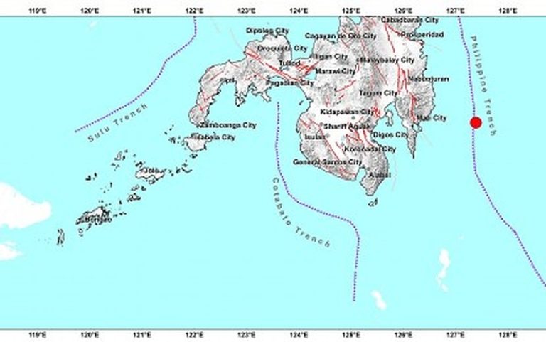 Magnitude 5.3 quake hits Davao Oriental