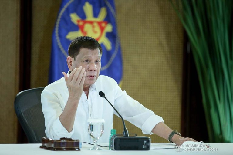 PRRD orders barangay chiefs to restrain unvaxxed people