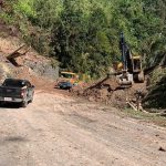 Typhoon Odette severely damaged infrastructures, like this road in Southern Leyte, on Dec. 16 and 17, 2022. The Department of Public Works and Highways said on Saturday (Jan. 8, 2022) all major repairs on roads and bridges were completed after 15 days. (Photo courtesy of DPWH)
