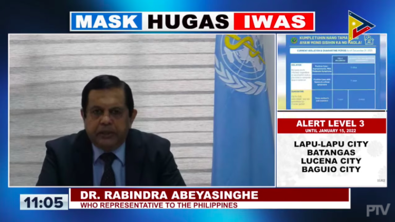 Dr. Rabindra Abeyasinghe [Laging Handa screen grab]