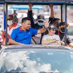 A caravan led by presidential aspirant Manny Pacquiao. (Photo from Manny Pacquiao Facebook page)