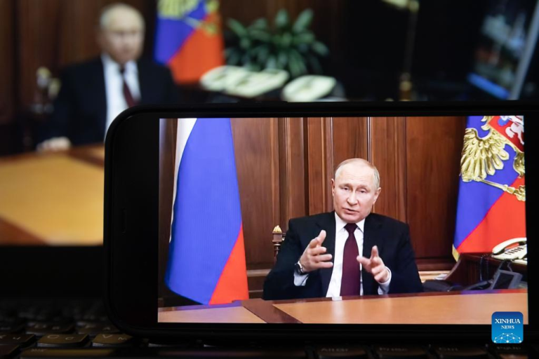 Putin signs decrees recognizing two ‘independent republics’ in east Ukraine’s Donbass