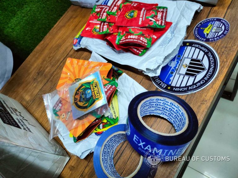 Cannabis in vape, gummy candies sent thru mails intercepted; claimant arrested