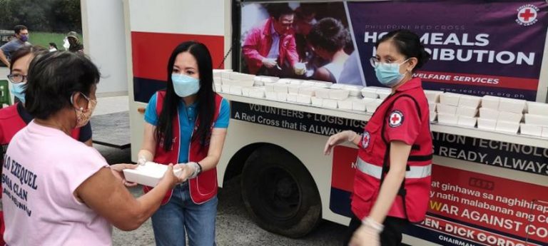 Red Cross Hot Meals on Wheels food truck feeds 150 in Malabon
