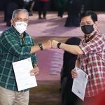 Partido Reporma standard-bearer Senator Panfilo “Ping” Lacson (right) and his running mate Senate President Vicente “Tito”Sotto III (PNA file photo)