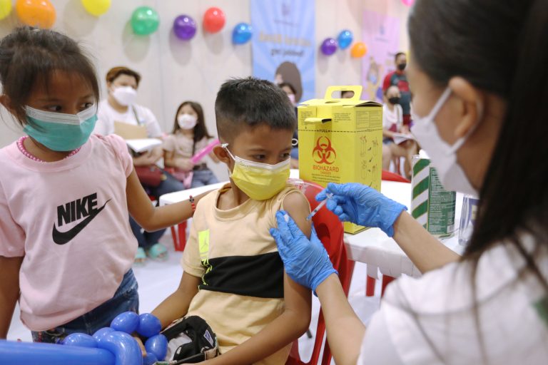 PH vaccinates nearly 400-K kids aged 5 to 11 years old