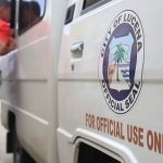A car with the seal of the City of Lucena marked on it. (Photo form PNA)