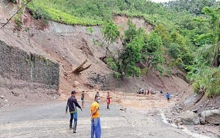 Southern Leyte highway closed due to landslide