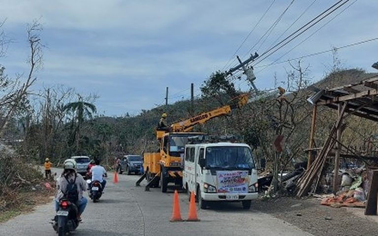 Most of Southern Leyte typhoon-hit villages are still without power