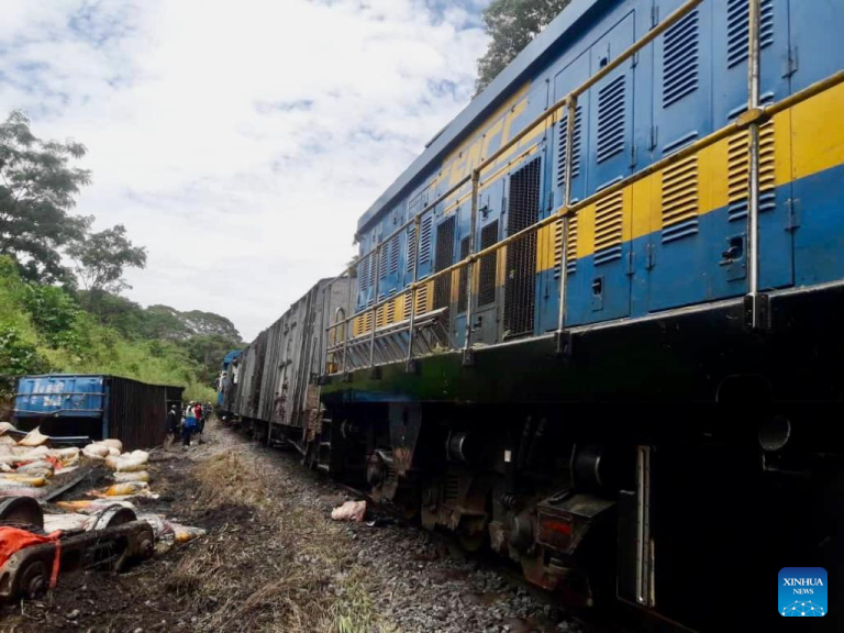 At least 75 killed in train derailment in southeastern DR Congo