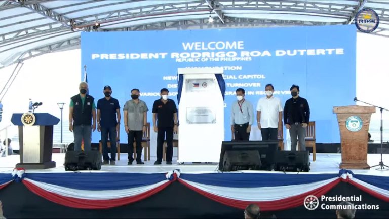 Duterte leads inauguration of gov’t projects in Leyte