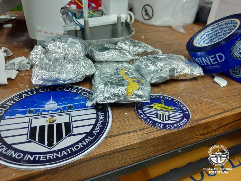 Nearly P4-M  worth of shabu in a baby bottle sterilizer seized