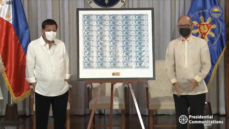 Duterte leads presentation of P1-K piso polymer banknote