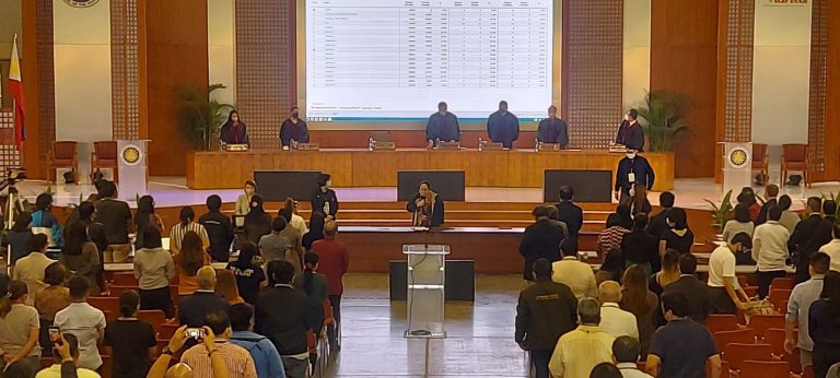 Canvassing of votes for senators, party-lists begins