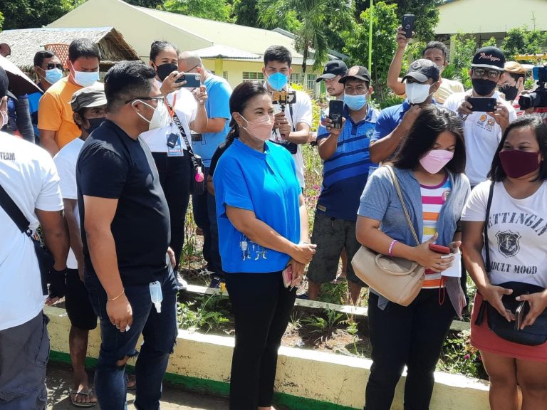VP Robredo votes in CamSur