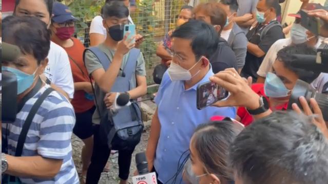 Lacson casts his vote in his hometown Imus, Cavite