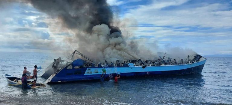 7 dead in RoRo vessel fire in Quezon