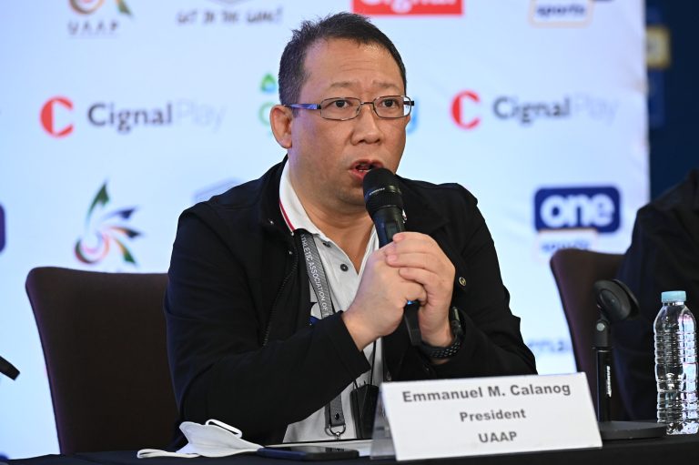 UAAP president Nonong Calanog [UAAP Media Group]