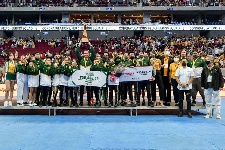 FEU Cheering Squad [photo credit: UAAP Media Group]