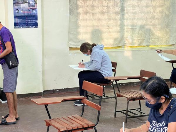 Sara Duterte, bumoto na sa Davao City
