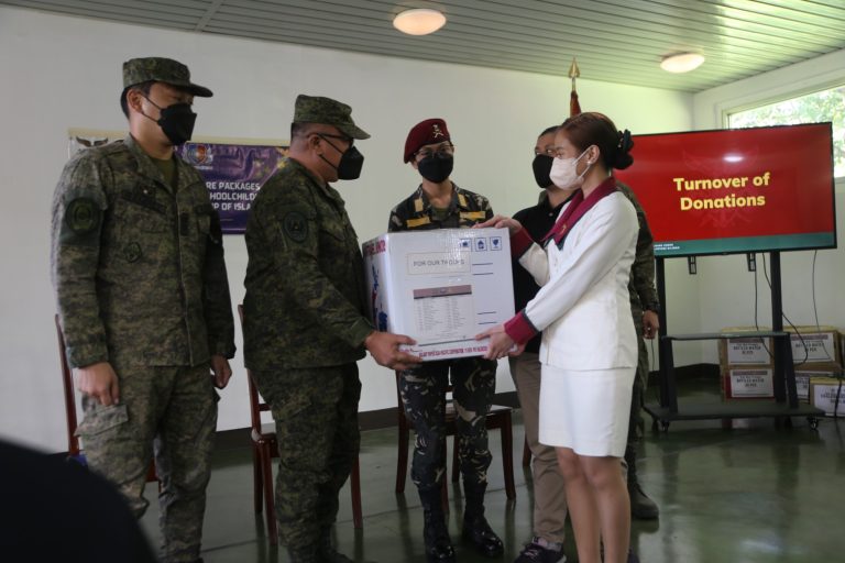 AFP receives care packages for troops, kids in West Philippine Sea