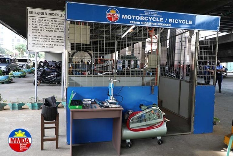 MMDA free bike and motorcycle repair stations now open to public