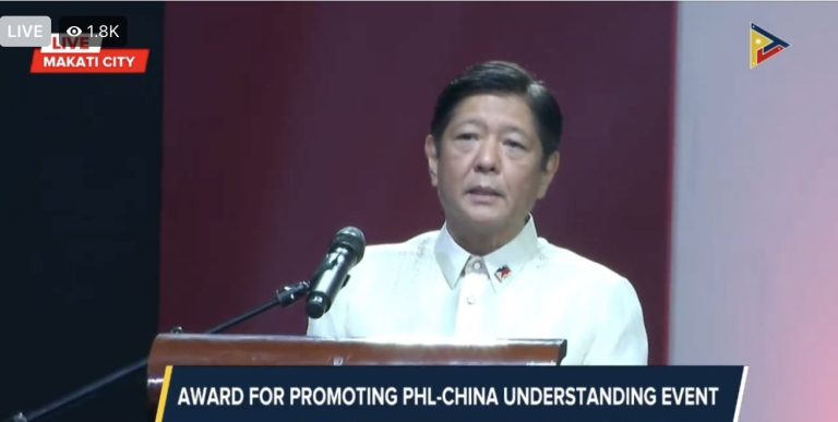 BBM recognizes China’s vital role to help PH beat COVID-19