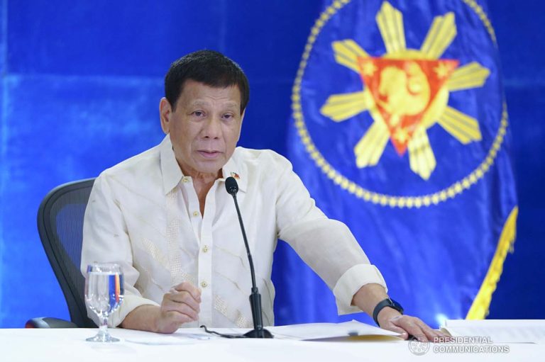 Duterte urges Filipinos to support newly elected leaders