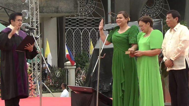 Sara Duterte takes oath as 15th vice president