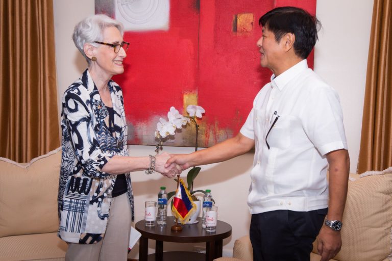 US No. 2 diplomat Sherman meets Marcos Jr.