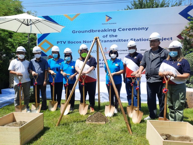 PTV breaks ground for Ilocos Norte Transmitter Station Project