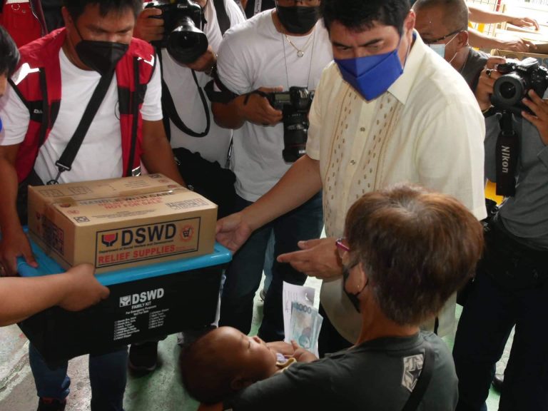 Tulfo denies giving relief assistance using Angat Buhay 