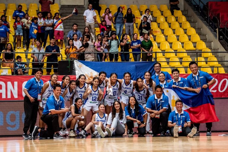 After missing its shot for a Division A promotion, Gilas Pilipinas settles for a 2022 FIBA U16 Women’s Asian Championship Division B bronze medal. [FIBA.com photo]