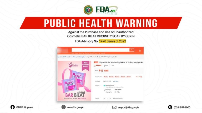FDA warns public vs ‘virginity soap’