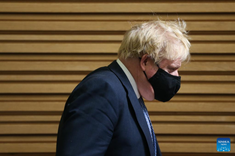 British PM Johnson resigns