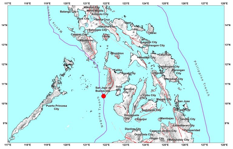 4.6-magnitude quake hits Antique