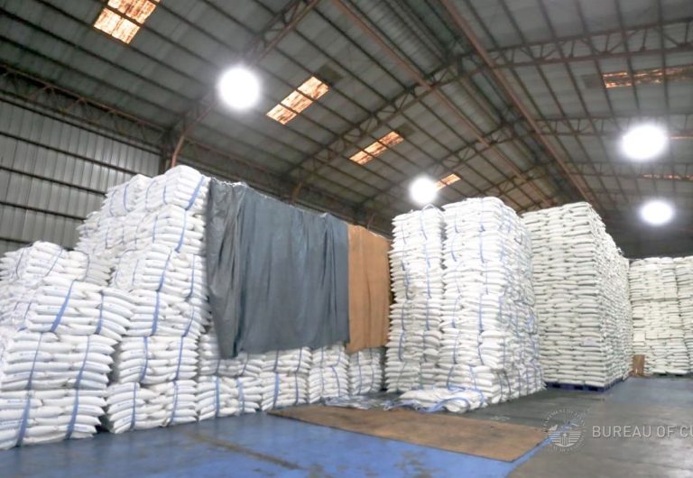 57-k sacks of imported refined sugar found in QC warehouse