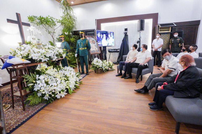 PBBM pays last respects to FVR, lauds him for bringing stability to PH
