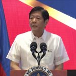 President Ferdinand Marcos Jr. delivers his speech during the15th Philippine National Health Research System Week Celebration, Aug. 11, 2022. (Screenshot of RTVM video)