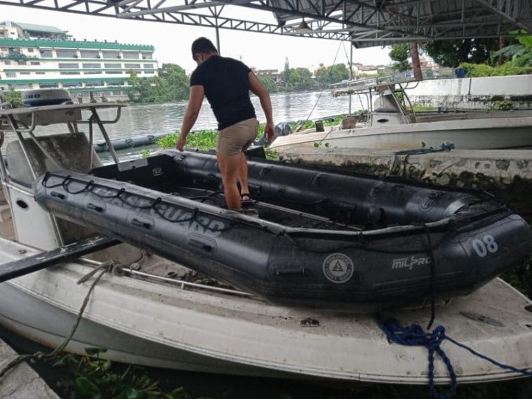 PCG deploys aluminum boats to flooded areas in Marikina