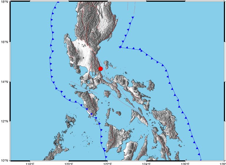 4.5-magnitude quake hits Quezon town