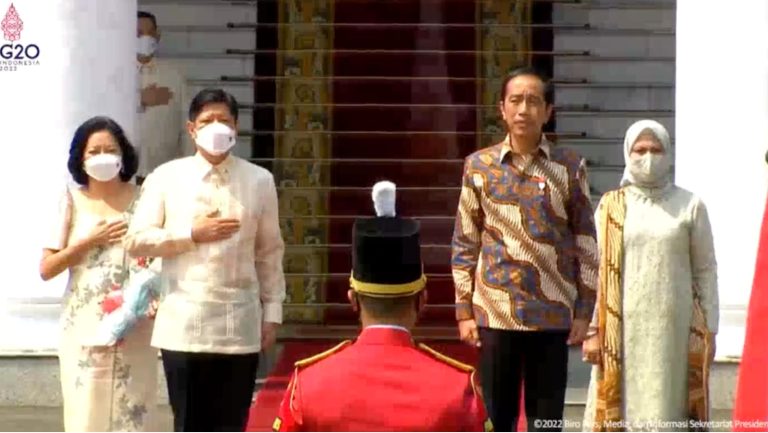Marcos meets Indonesian President Widodo in his first state visit