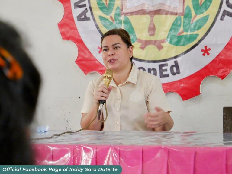 VP Sara recognizes sacrifices, dedication of Filipino teachers
